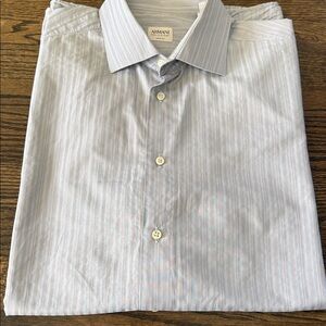Armani made in Italy man button down shirt man size 16 1/2